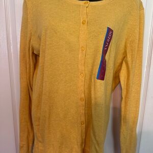 Merona Mustard Yellow Cardigan